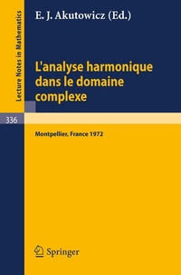 Abbildung von: L'Analyse Harmonique dans le Domaine Complexe - Springer