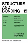 Cover: Coordinative Interactions - Springer