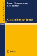 Cover: Classical Banach Spaces - Springer