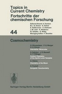 Enlarge image Cover: Cosmochemistry - Springer