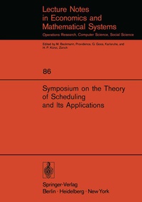 Abbildung von: Symposium on the Theory of Scheduling and Its Applications - Springer