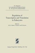 Cover: Regulation of Transcription and Translation in Eukaryotes - Springer