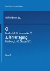 Abbildung von: GI - 3. Jahrestagung - Springer