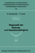 Cover: Diagnostik der Narkose- und Operationsf&auml;higkeit - Springer
