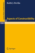 Cover: Aspects of Constructibility - Springer