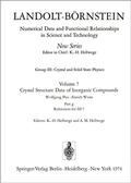 Cover: References for III/7 / Literaturverzeichnis f&uuml;r III/7 - Springer