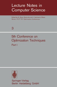 Enlarge image Cover: Fifth Conference on Optimization Techniques. Rome 1973 - Springer