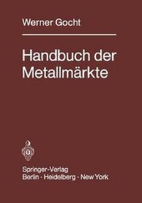 Enlarge image Cover: Handbuch Der Metallm Rkte - Springer