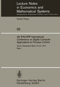 Enlarge image Cover: 4th IFAC/IFIP International Conference on Digital Computer Applications to Process Control - Springer
