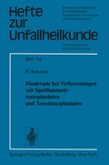 Cover: Hautersatz bei Verbrennungen mit Spalthautnetztransplantaten und Xenotransplantaten - Springer