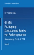 Cover: GI-NTG Fachtagung Struktur und Betrieb von Rechensystemen - Springer