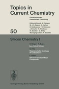 Cover: Silicon Chemistry I - Springer