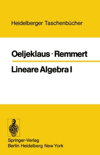 Abbildung von: Lineare Algebra I - Springer