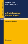 Cover: A Crash Course on Kleinian Groups - Springer