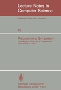 Cover: Programming Symposium - Springer