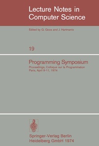 Enlarge image Cover: Programming Symposium - Springer