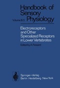Cover: Electroreceptors and Other Specialized Receptors in Lower Vertrebrates - Springer