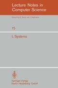 Cover: L Systems - Springer