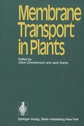 Cover: Membrane Transport in Plants - Springer