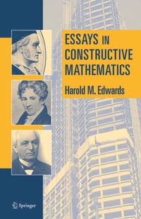 Abbildung von: Essays in Constructive Mathematics - Harold M. Edwards