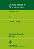 Cover: Stochastic Population Theories - Springer