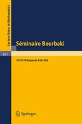 Cover: S&eacute;minaire Bourbaki - Springer
