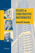 Cover: Essays in Constructive Mathematics - Springer