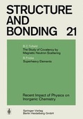 Bild: Recent Impact of Physics on Inorganic Chemistry - Springer