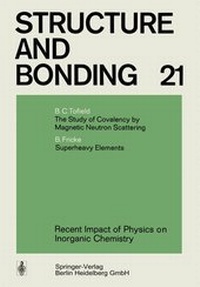 Bild: Recent Impact of Physics on Inorganic Chemistry - Springer