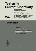 Cover: Triplet States I - Springer
