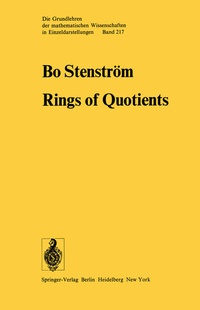 Abbildung von: Rings of Quotients - Springer