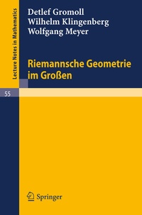Abbildung von: Riemannsche Geometrie im Großen - Springer
