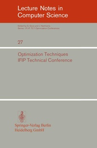 Enlarge image Cover: Optimization Techniques - Springer