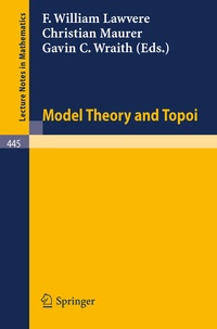 Abbildung von: Model Theory and Topoi - Springer