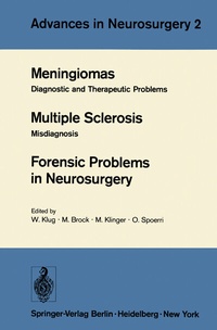 Abbildung von: Meningiomas. Multiple Sclerosis. Forensic Problems in Neurosurgery - Springer