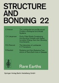 Cover: Rare Earths - Springer
