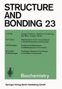 Enlarge image Cover: Biochemistry - Springer