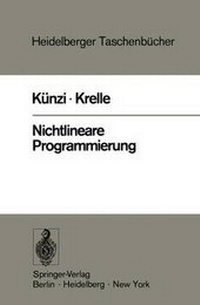 Enlarge image Cover: Nichtlineare Programmierung - Springer