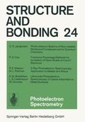 Cover: Photoelectron Spectrometry - Springer
