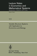 Cover: Variable Structure Systems with Application to Economics and Biology - Springer