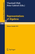 Cover: Representations of Algebras - Springer