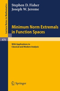 Abbildung von: Minimum Norm Extremals in Function Spaces - Springer