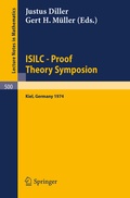 Cover: ISILC - Proof Theory Symposion - Springer