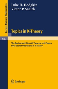 Abbildung von: Topics in K-Theory - Springer