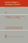 Cover: An Optimized Translation Process and Its Application to ALGOL 68 - Springer