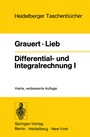Cover: Differential- und Integralrechnung I - Springer