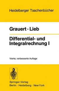 Enlarge image Cover: Differential- und Integralrechnung I - Springer