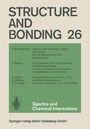 Cover: Spectra and Chemical Interactions - Springer
