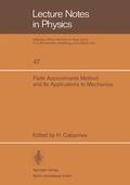 Cover: Pad&eacute; Approximants Method and Its Applications to Mechanics - Springer