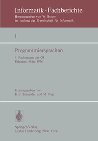Enlarge image Cover: Programmiersprachen - Springer
